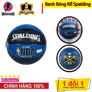 Banh Bóng Rổ Spalding - Outdoor - Size 7 - Tặng Kim + Túi lưới SIÊU HOT