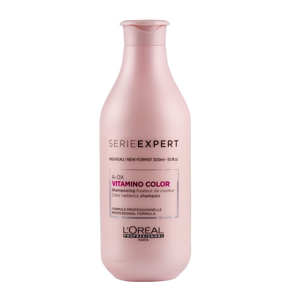 [Chính hãng] [Siêu rẻ] Dầu gội giữ màu tóc nhuộm L'oreal Serie Expert A-OX Vitamino color radiance shampoo 300ml