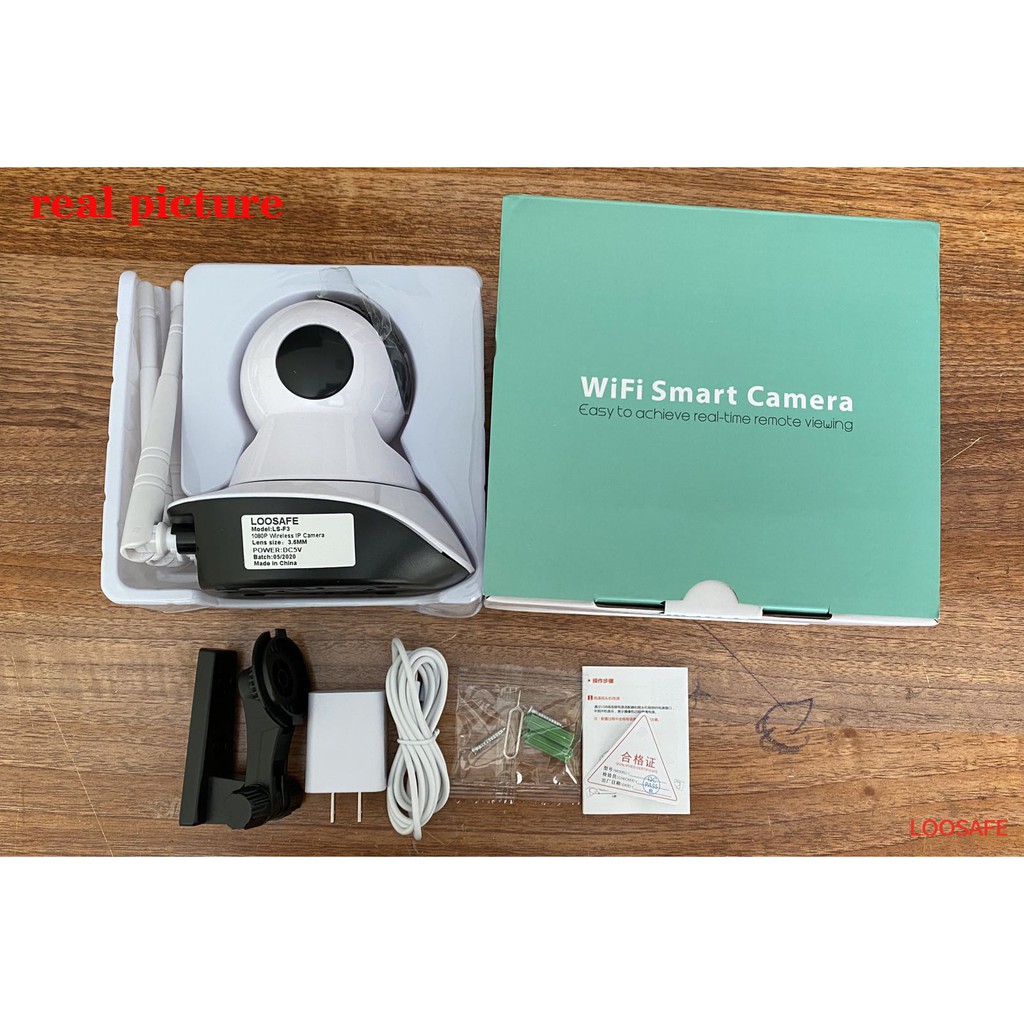 Camera 3 râu LOOSAFE 2.0 - Full HD 1080P kèm thẻ nhớ 32GB | WebRaoVat - webraovat.net.vn