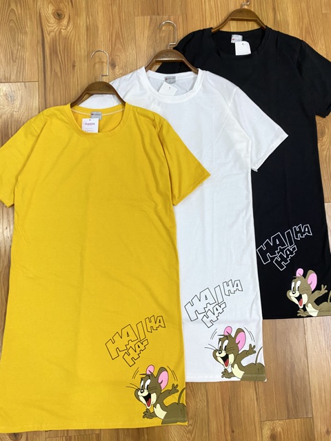 [ Mã FAMAYWA2 giảm 10K đơn 50K] [YenTran] Váy xuông from rộng in hình jeny dáng dài 96cm | BigBuy360 - bigbuy360.vn