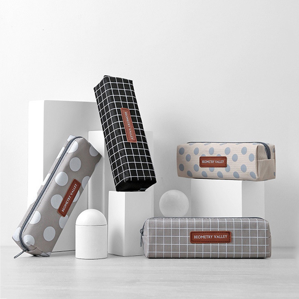 Túi Đựng Bút Bằng Vải Bạt Cỡ Lớn Sáng Tạo Thanh Lịch Cho Học Sinh Nam Và Nữ 81