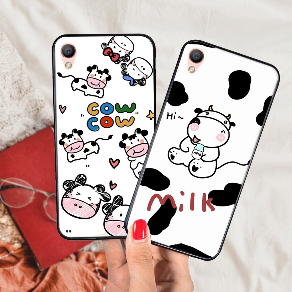 ỐP LƯNG OPPO A37/F1 IN HÌNH BÒ SỮA CỰC ĐÁNG YÊU-SIÊU RẺ
