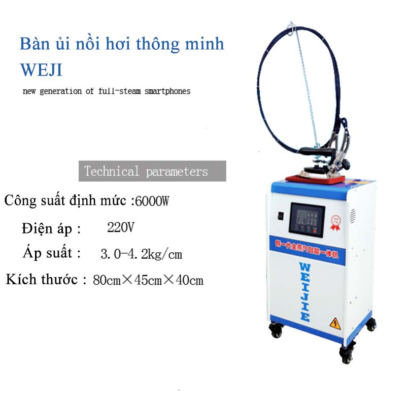 Bàn ủi nồi hơi công nghiệp thông minh  WEJI