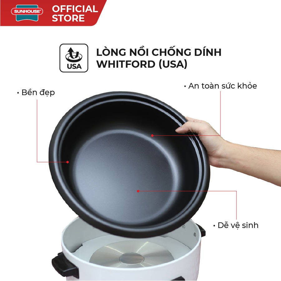 Lẩu điện 3L SUNHOUSE SHD4521
