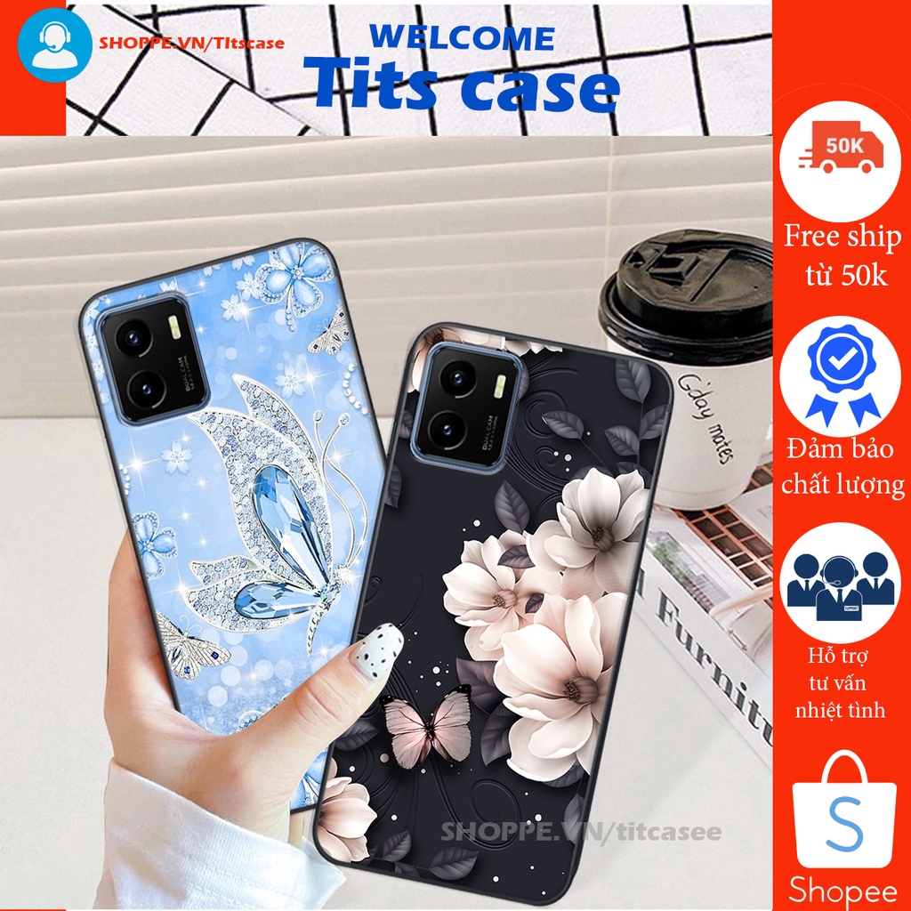 Ốp lưng Vivo Y15S / Y15A in hình thiên nga,hoa may mắn, đặc sắc ĐỘC - LẠ - BỀN