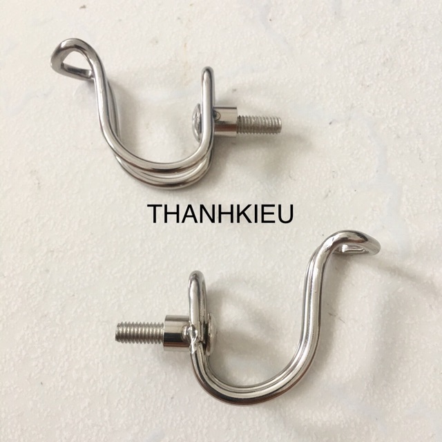 ( Giá 2 Cái ) Móc treo inox mỏ vịt