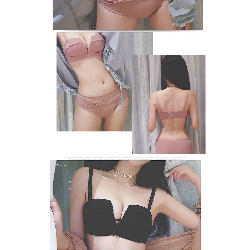 Quần áo lót nữ
 đẹp 🍍FREE SHIP🍍 Set đồ lót không gọng thép phối ren thời trang giá rẻ | BigBuy360 - bigbuy360.vn