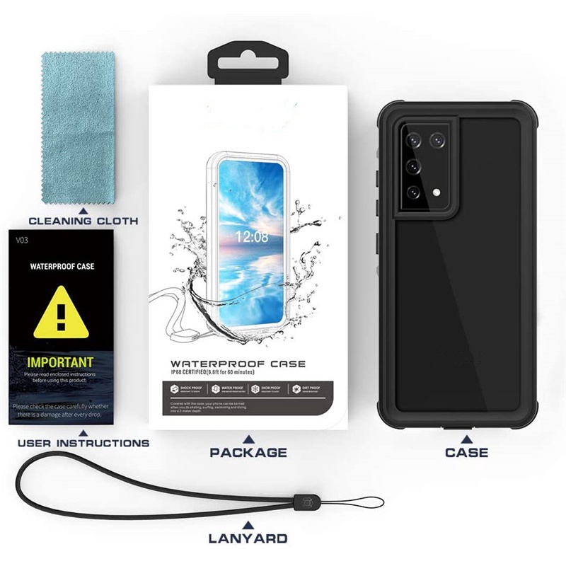 Ốp Điện Thoại Chống Thấm Nước Cho Samsung Galaxy S20 S21 S22 Plus Ultra