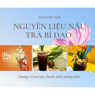 Nguyên Liệu Nấu 5 Lít Trà Bí Đao La Hán Hoa Cúc-  Hương vị ngọt ngào, thanh nhiệt dưỡng thần
