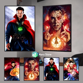 Tranh Treo Tường Doctor Strange Tranh Canvas Có Khung Composite Trang Trí Quán Coffee