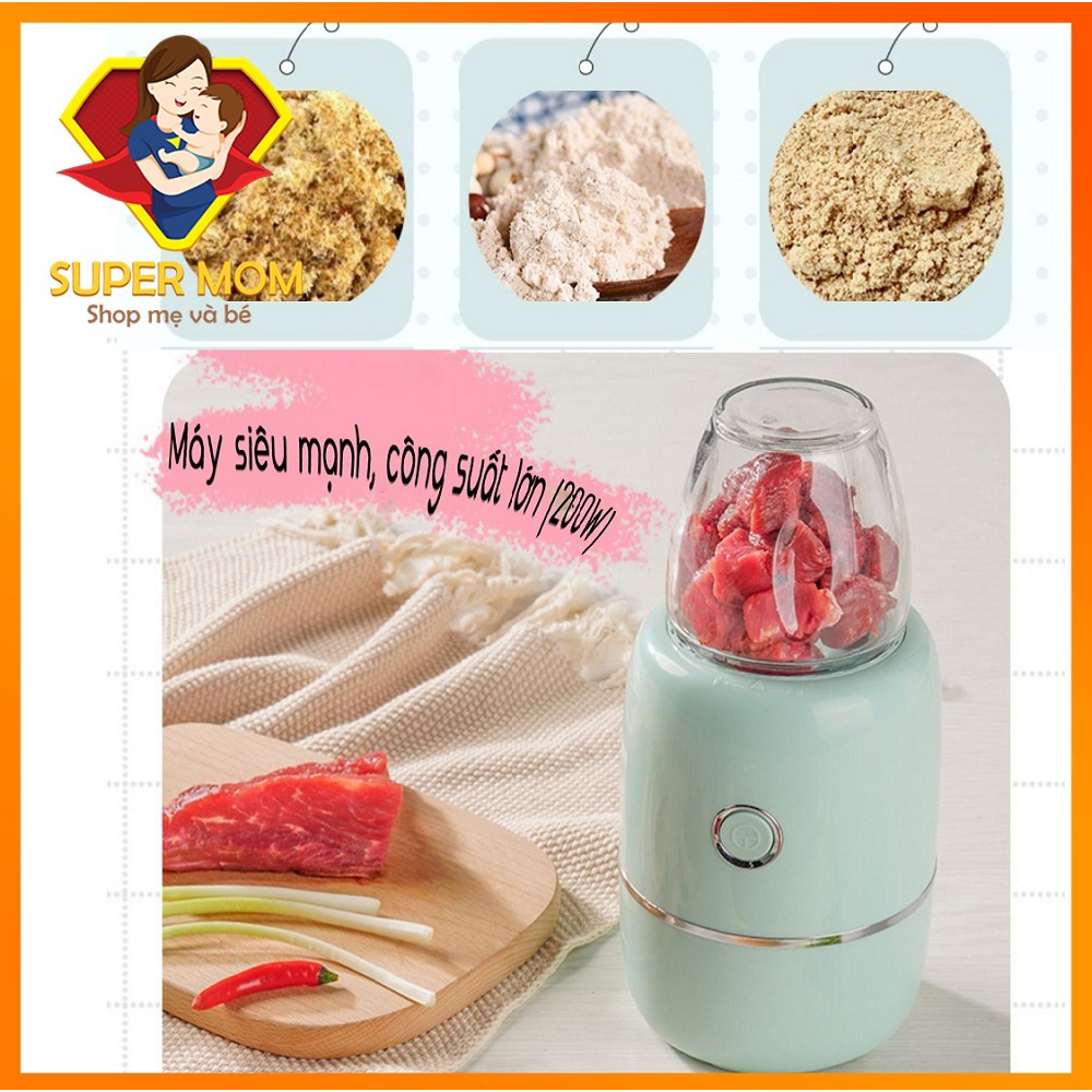 💥RẺ NHẤT💥 Máy Xay Đa Năng, Máy xay 3 cối 6 lưỡi xay đồ ăn dặm nội địa Trung chính hãng