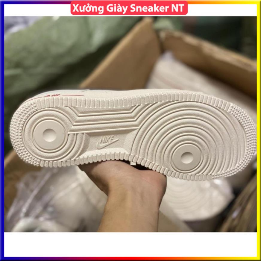 Giày thể thao nike_AF1 vệt nâu, Giày sneaker air force 1 low premium white brown nam nữ cực chất dễ phối đồ 2021 | BigBuy360 - bigbuy360.vn