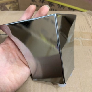 Bộ 4 chân bàn, chân ghế vuông 10cm inox