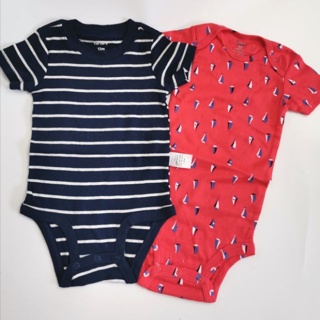 CHỌN MẪU Set 2 body cộc tay xuất dư size từ sơ sinh đến 24 tháng