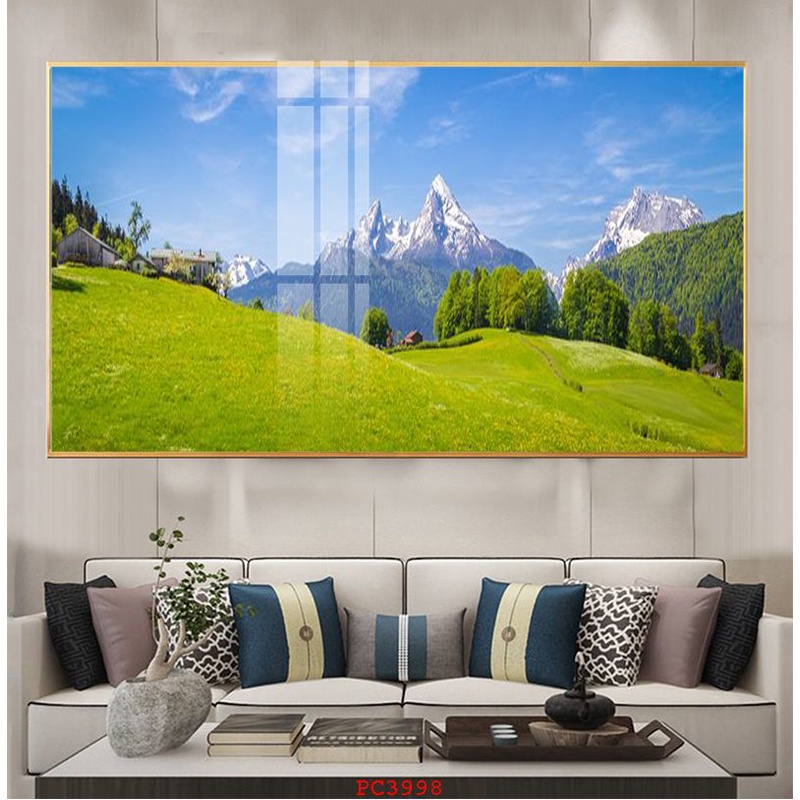 Tranh Phong cảnh 5D- Mẫu tranh Tráng Gương Siêu hot 2022- Tạo điểm nhấn, sáng bừng sức sống cho căn nhà của bạn