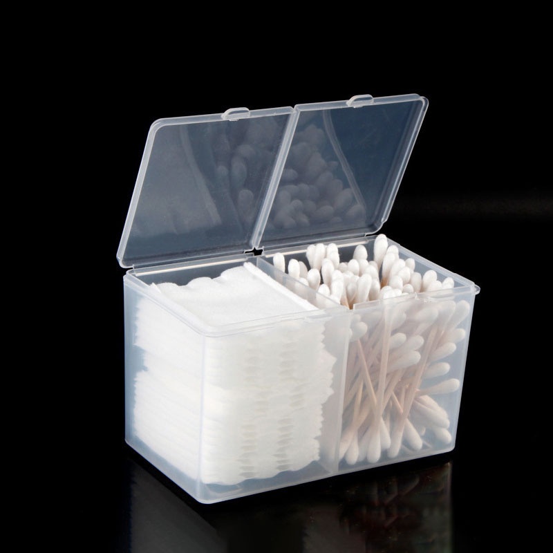 Hộp đựng giấy lau gel 2 ngăn, hộp nhựa đựng giấy lau gel nail Jeliva