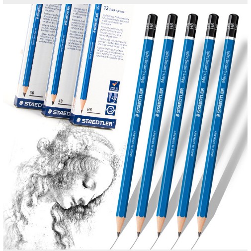 Chì Phác Thảo Staedtler Lumograph Cao Cấp