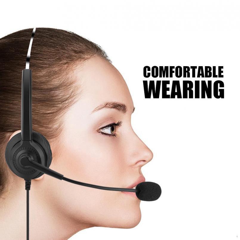 ﹍♈Bộ tai nghe chuyên dụng micro xoay 360 độ cho Call Center