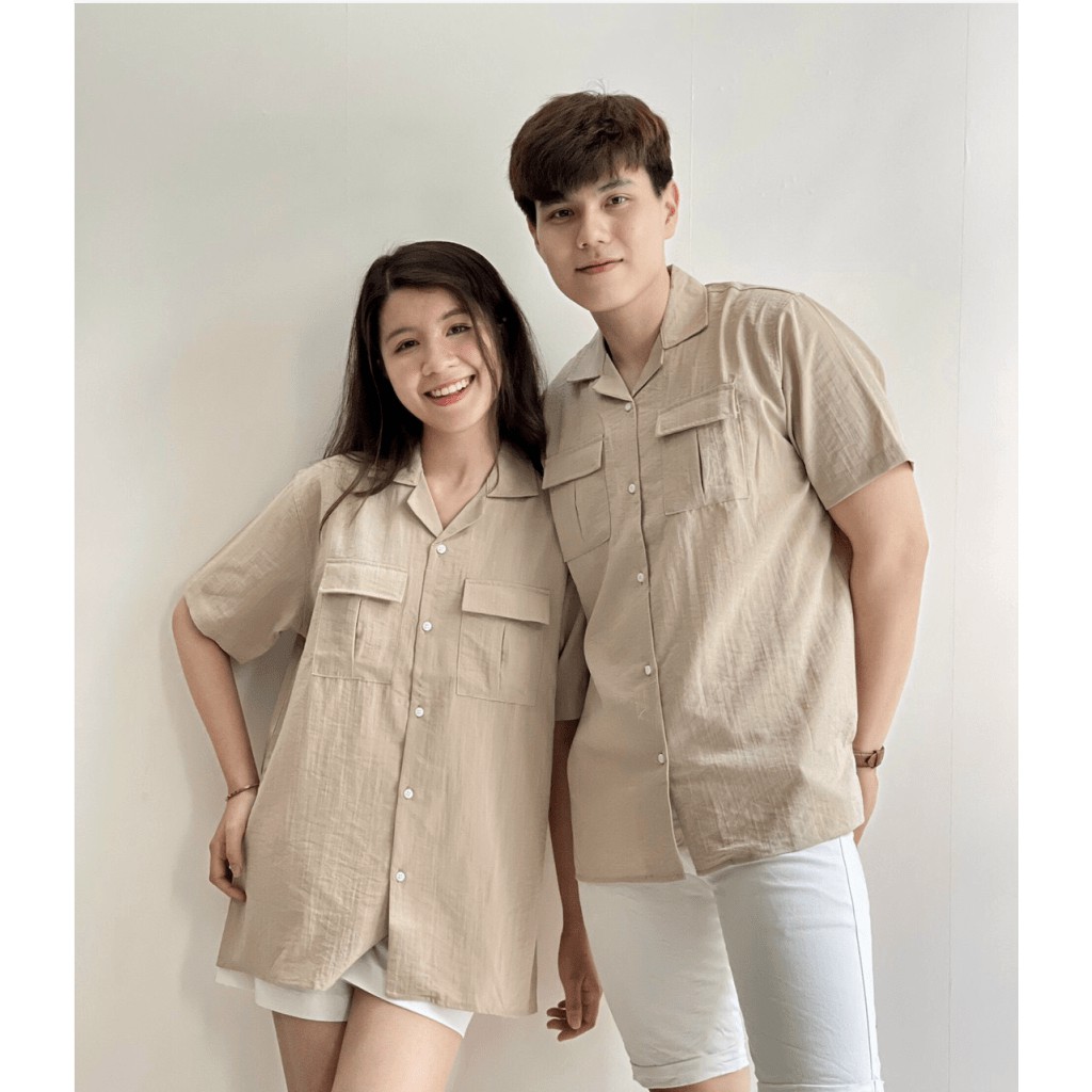 ÁO SƠ MI NAM NỮ CHẤT ĐŨI SIÊU XỊN XÒ , CHO CÁC BẠN TRẺ NAM NỮ ĐỀU MẶC ĐƯỢC HK