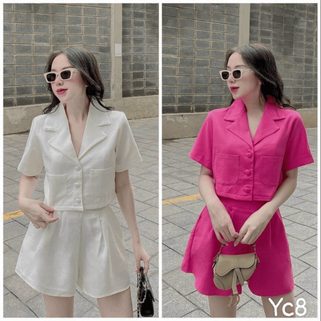 (MẪU MỚI) SÉT BỘ NỮ ÁO GIẢ VEST TÚI HỘP TUYẾT MƯA KIỂU THIẾT KẾ SANG CHẢNH CHO CÁC NÀNG THƠ DD HHP FASHION