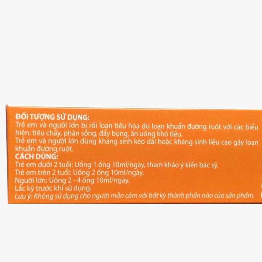 Men tiêu hóa cho bé có kẽm Bacillus UK - Giúp bổ sung lợi khuẩn, giảm nhanh rối loạn tiêu hóa - Hộp 20 ống