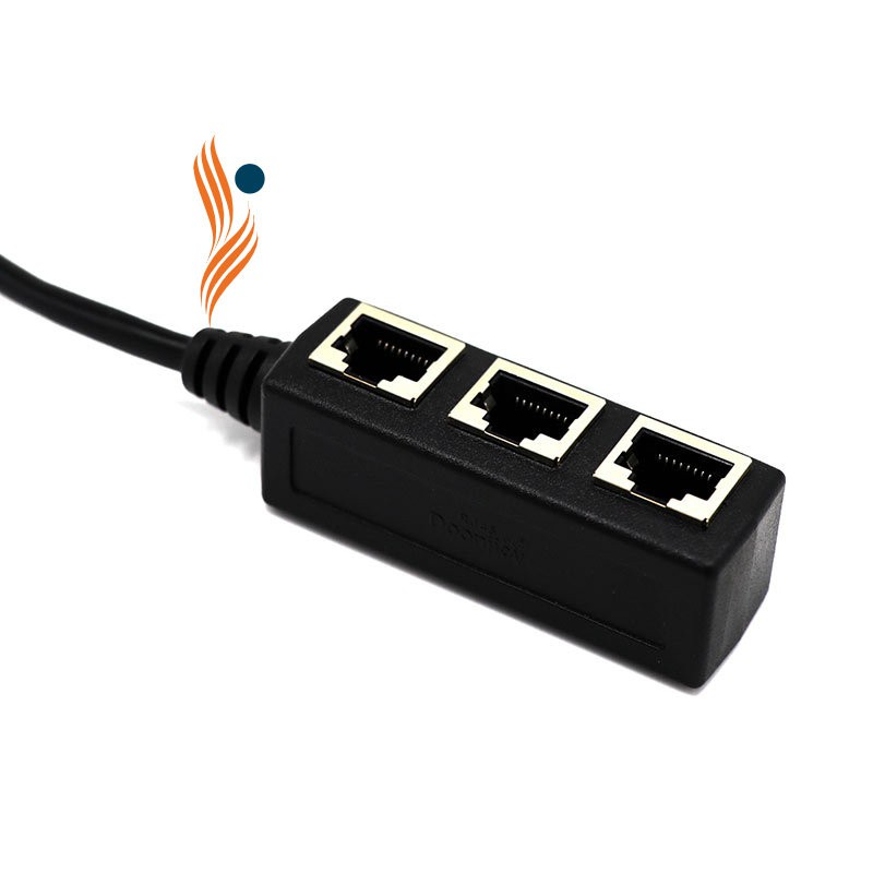 Dây cáp chia cổng mạng 1 ra 3 cổng cho CAT 5 / CAT 6 LAN | BigBuy360 - bigbuy360.vn