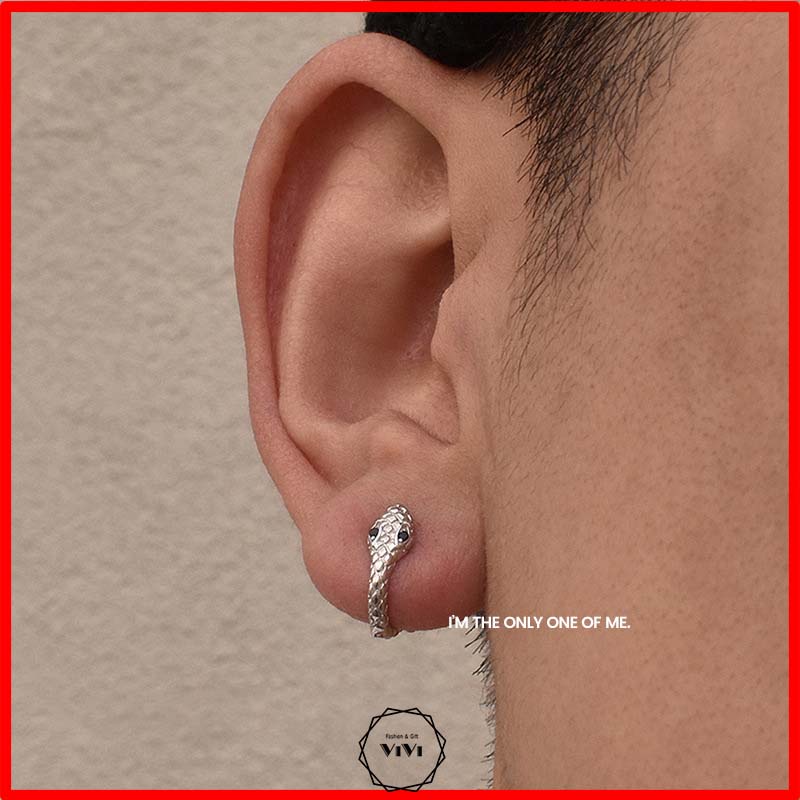 Kẹp tai/ Khuyên vành tai hình rắn Snake – khuyên tai ViVi_Gift