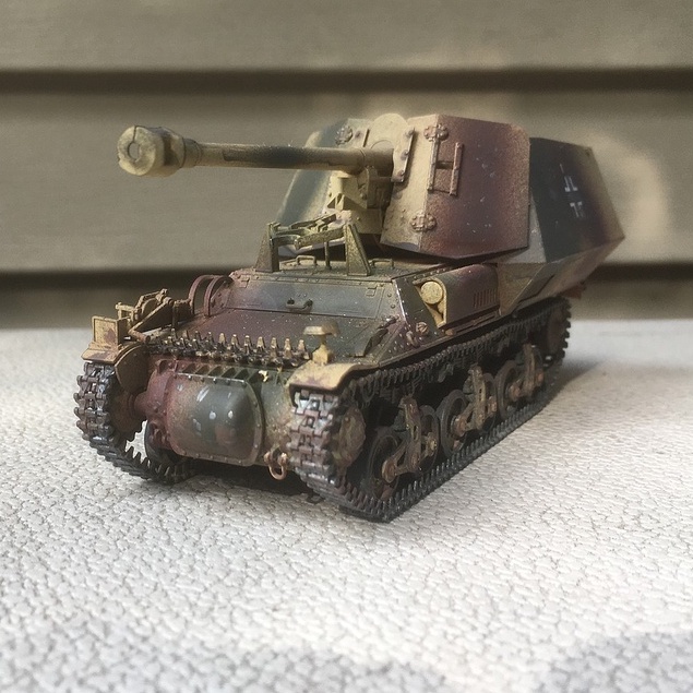 Mô hình lắp ráp xe tăng quân sự Đức 1/35 SCALE GERMAN TANK DESTROYER MARDER I Tamiya 35370