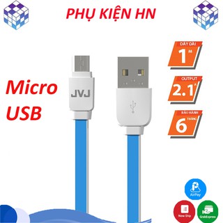 Cáp sạc nhanh jvj sa-21 cổng micro usb cho điện thoại android - dây sạc micro usb 1m | bh 6 tháng