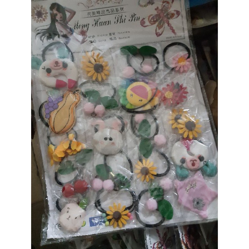 sỉ vỉ kíp buộc tóc cho bé nhiều hình ( mẫu nhẫu nhiên)