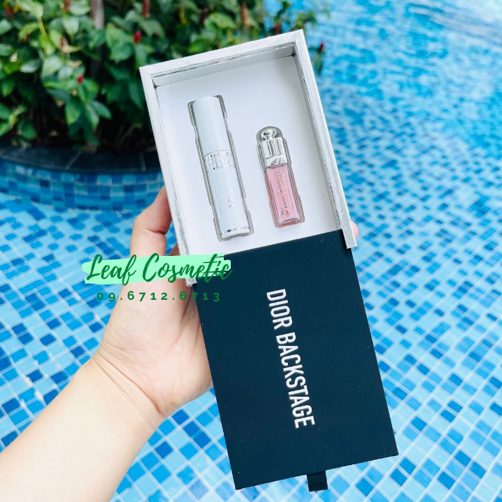 Set Dior Backstage Son Dưỡng Và Mascara Lót Mi 3D Mini