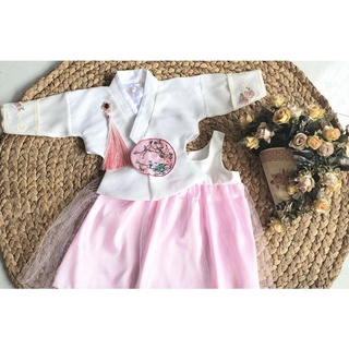Váy hanbok bé gái chuẩn Hàn