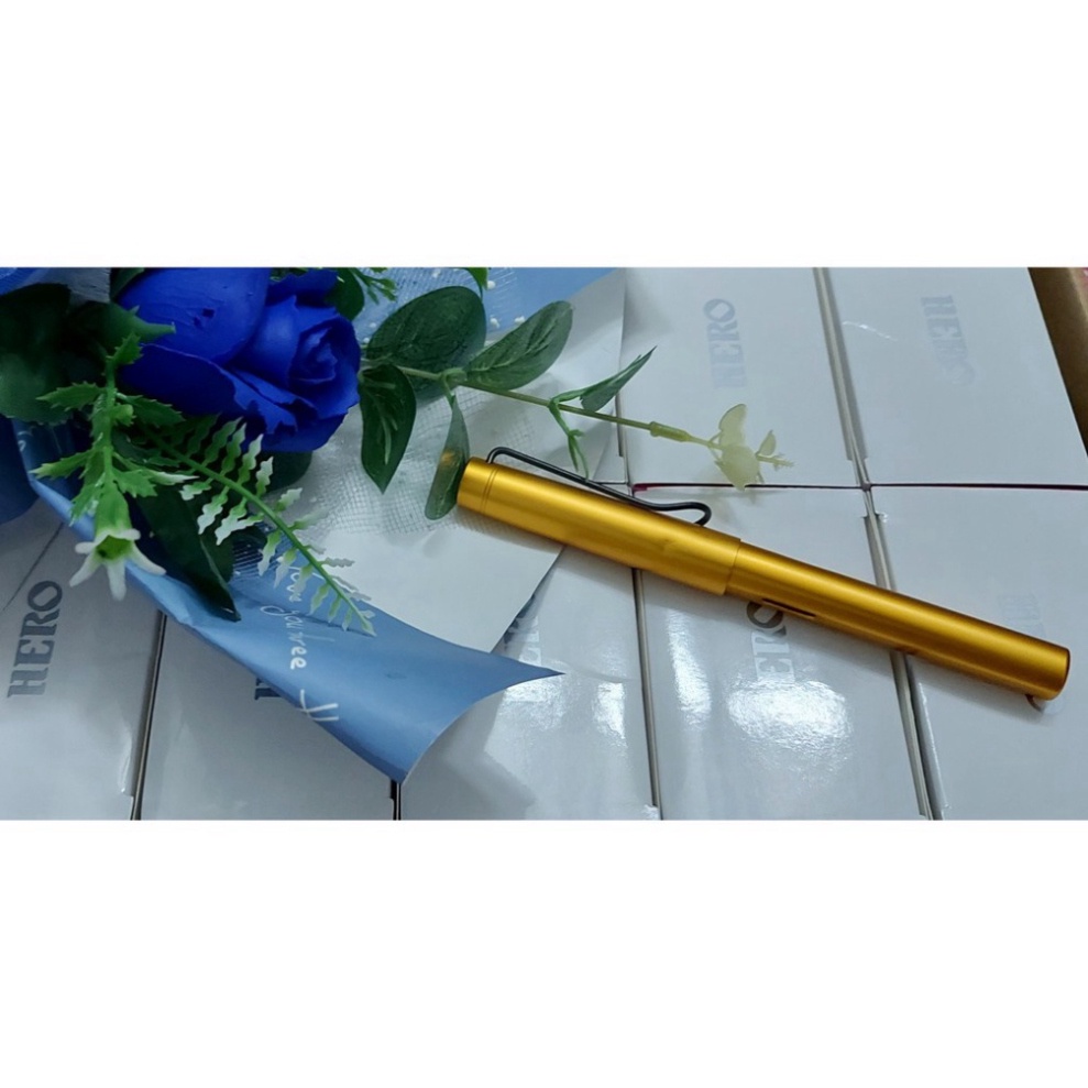 Bút Máy Luyện Chữ T01-Ngòi Kim Tinh Nét Mảnh, Thanh Đậm Cực Tốt, Vỏ Nhôm Cầm Chắc Tay- Bút Tự Tạo Thanh Đậm