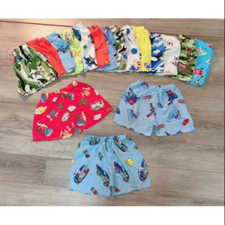 Set 10 quần đùi lanh lụa cho bé 4 đến 12kg