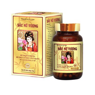 Viên uống đẹp da Sắc Nữ Vương bổ sung Collagen, tăng nội tiết tố nữ - Hộp 60 viên