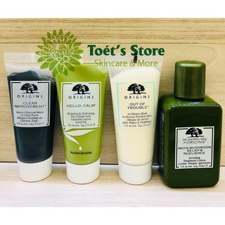 Các sản phẩm dưỡng da mini size Origins update liên tục