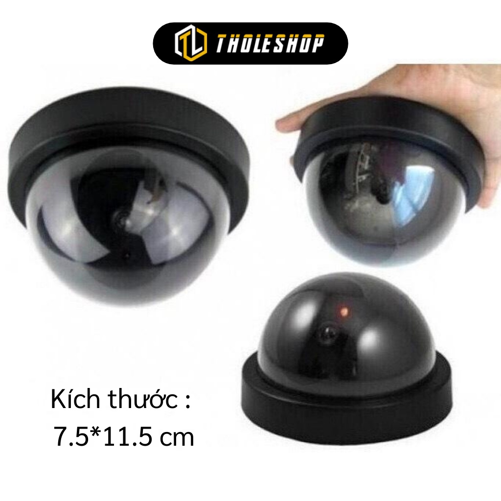 Camera Giả - Camera Dáng Tròn Mô Hình Chống Trộm Có Đèn Led Cảnh Báo 4039