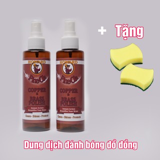 Dung dịch Copper & Brass Polish lau chùi, đánh bóng đồ đồng, thau, inox