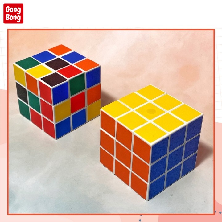 Rubic 3x3 rubik 3 tầng khối lập phương ma thuật cube đồ chơi trí tuệ cho trẻ em Gong Bong store