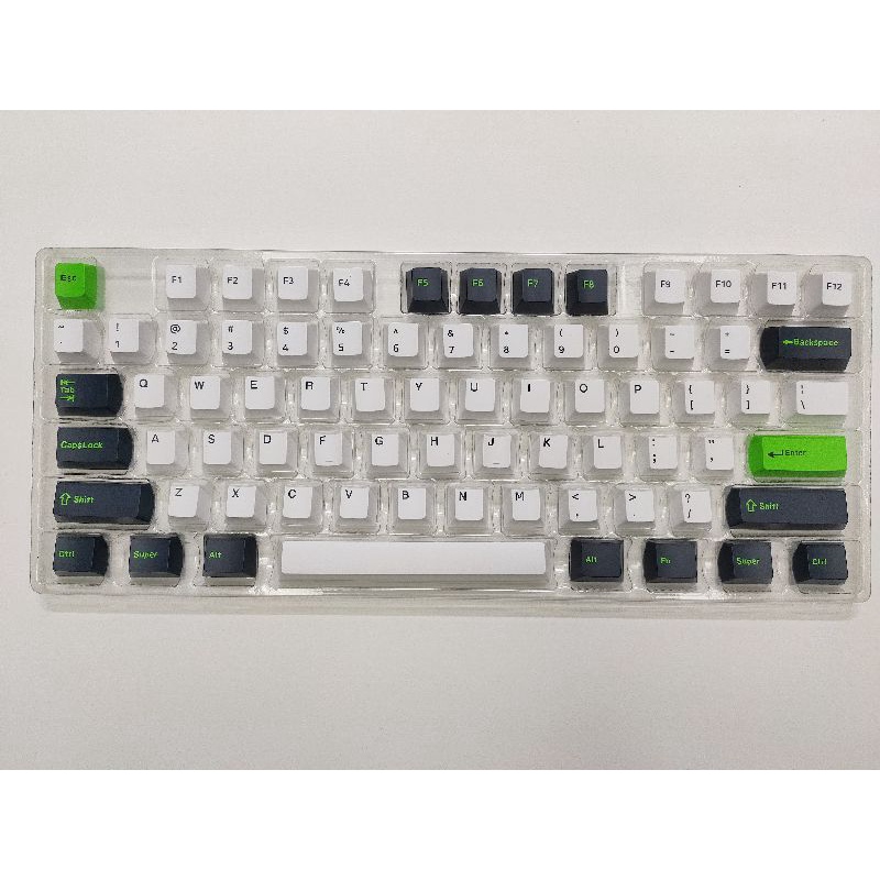 Bộ nút Keycap FL GP87 Ink Bamboo PBT Double Shot Cherry Profile cho bàn phím cơ