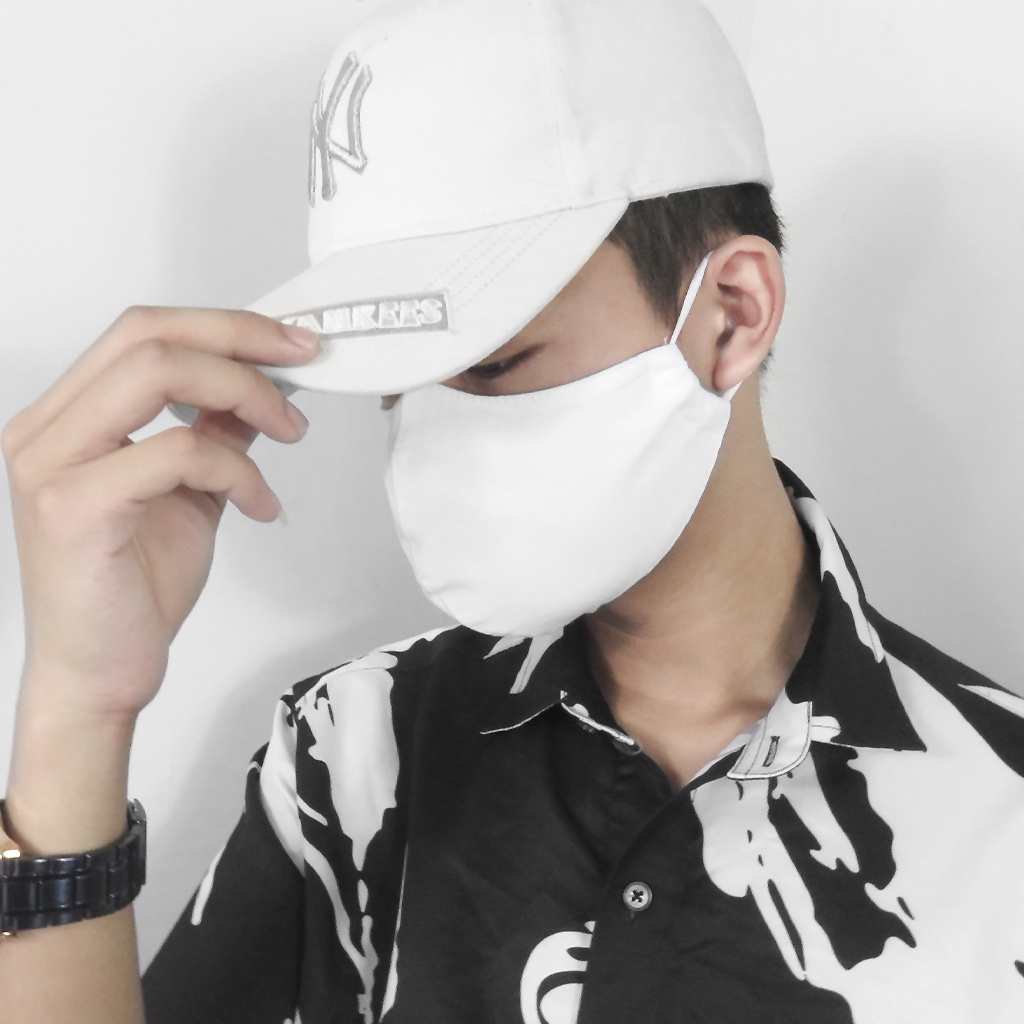Khẩu Trang Nam Nữ Unisex vải Cotton 3 lớp kháng khuẩn TFUN mã TF3 chống, bụi, nắng chuẩn y tế có nút tăng giảm deal1k