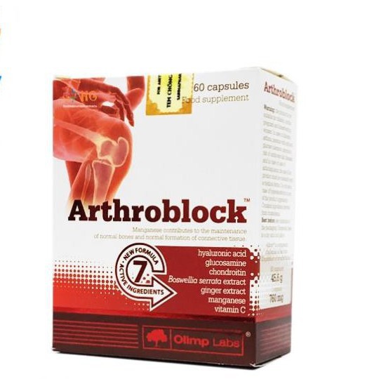 Viên uống bổ khớp Arthroblock -Hỗ trợ tái tạo, phục hồi mô sụn, thoái hóa khớp,giúp làm giảm triệu chứng đau nhức xương