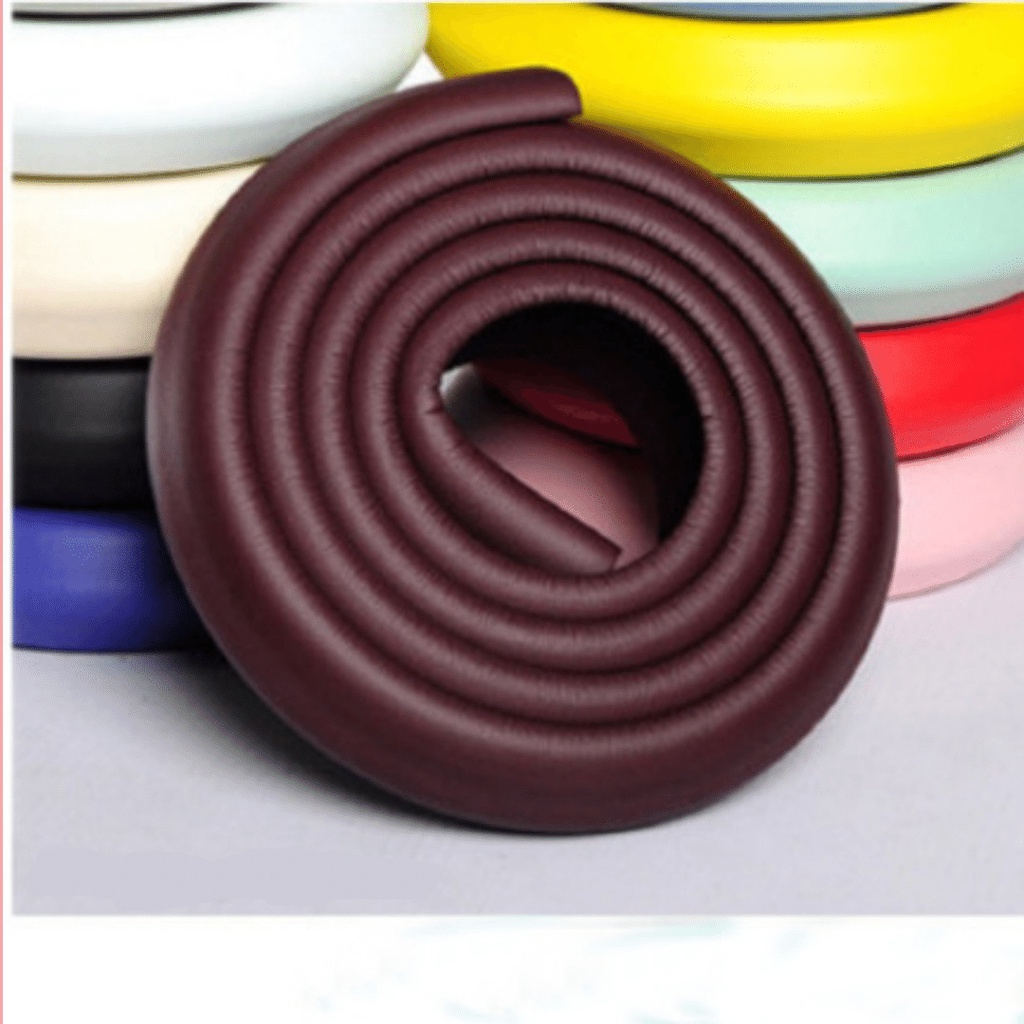 Cuộn Dây Xốp PE 2 Mét Dầy 0,8 Và 1,2cm Che Tường, Miếng Cao Su Bịt Góc, Bọc Dán Cạnh Bàn, Thành Giường - Chống Va Đập Bé