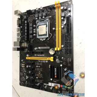 (HOTSALE)Combo mainboard bo mạch chủ TB250 Biostar + Chip xử lý cpu i3 9100f (6M Cache, up to 4.20 GHz)