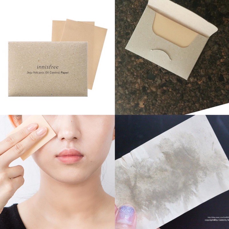 Giấy Thấm Dầu Innisfree Natural oil Control Paper