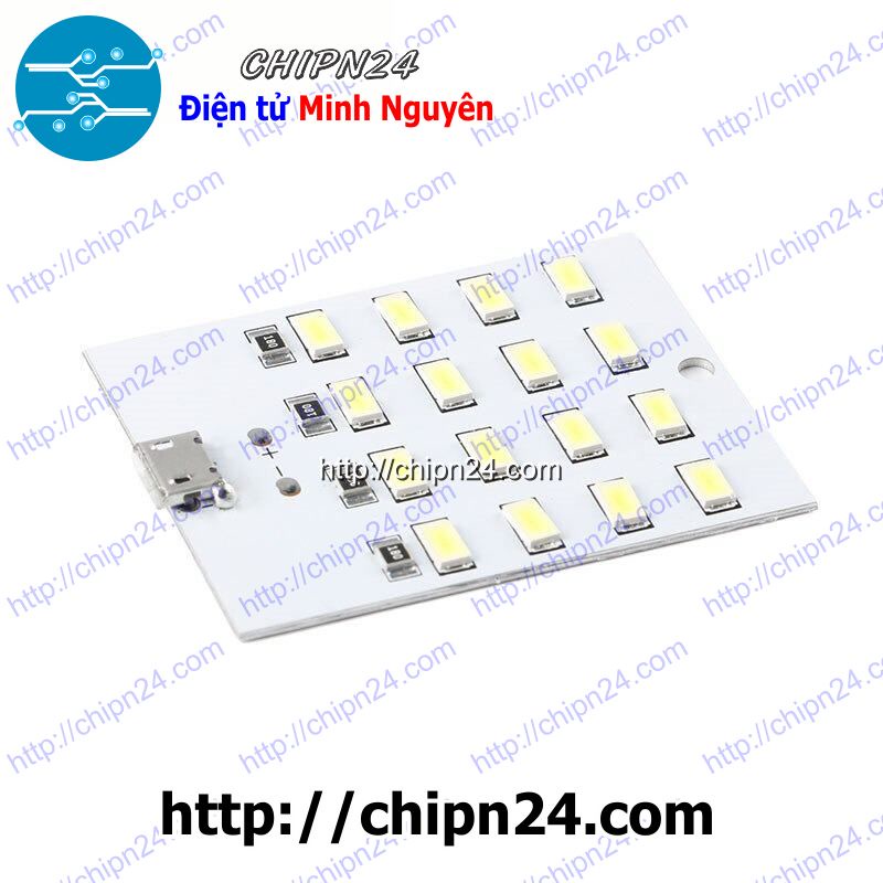 [1 pcs] (F119.7) Mạch 16 led siêu sáng USB 5V