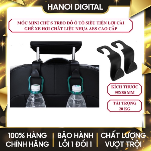 Móc chữ S Treo đồ sau ghế ô tô
