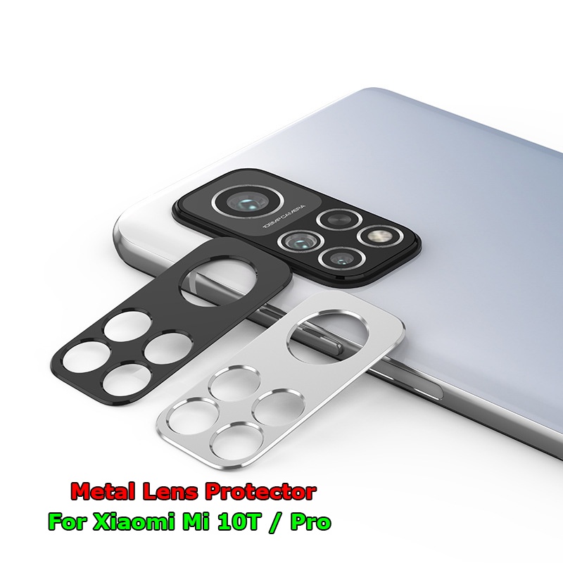 Ốp Điện Thoại Viền Kim Loại Bảo Vệ Camera Cho Xiaomi Mi 10T / Pro 5G 6.67"