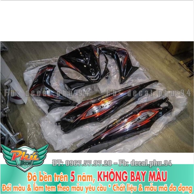 Tem rời Exciter 2010 Chrome cao cấp -1