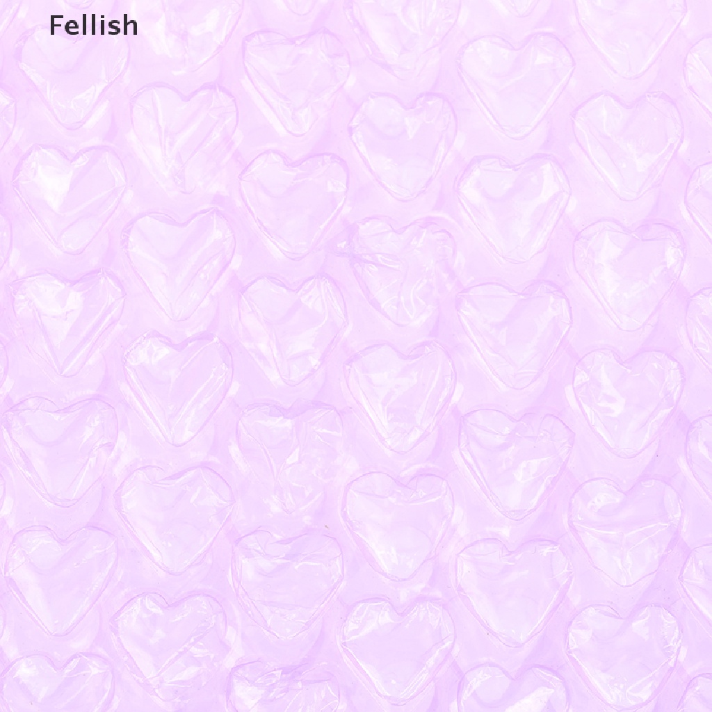 [Fellish] 10Pc 15*10cm Heart-Shaped Bubble Foam Wrap For Packing Mailers Padded Bags 436VN